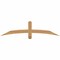 Ekena Millwork Bellingham Timber Gable Bracket, Western Red Cedar, 60"W x 15"H x 1 1/2"D x 3 1/2"F, 6/12 Pitch GBW060X15X0204BEL00SWR - alternate 1